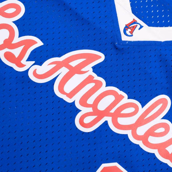 Quentin Richardson #3 Los Angeles Clippers 2002-03 Mitchell & Ness Swingman NBA Jersey Blue view 5