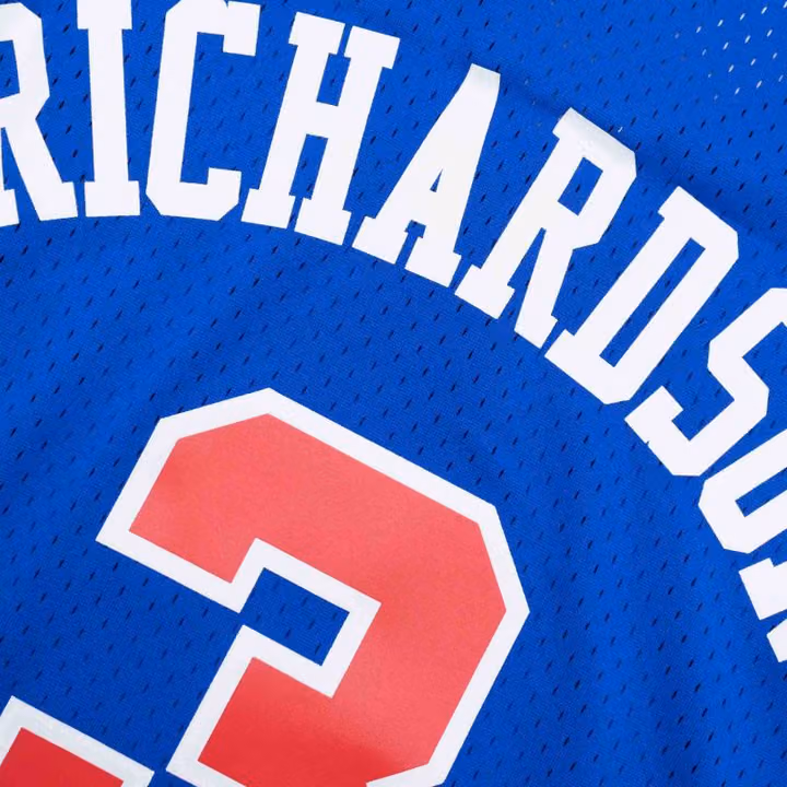 Quentin Richardson #3 Los Angeles Clippers 2002-03 Mitchell & Ness Swingman NBA Jersey Blue view 4