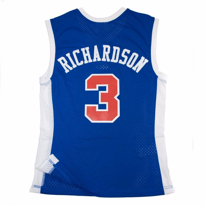 Quentin Richardson #3 Los Angeles Clippers 2002-03 Mitchell & Ness Swingman NBA Jersey Blue view 2