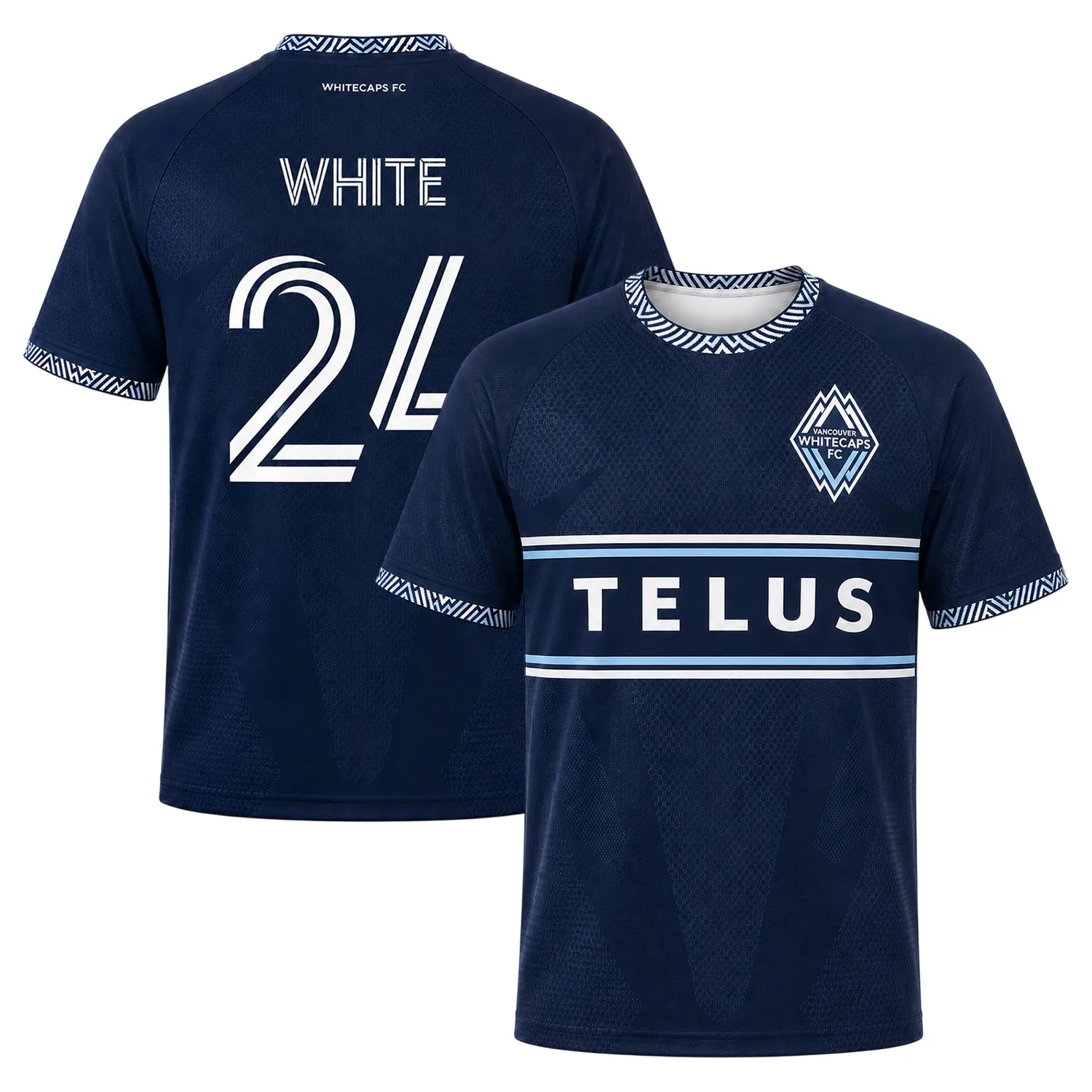 Whitecaps Brian White Blue Jersey Epic Soccer Wear