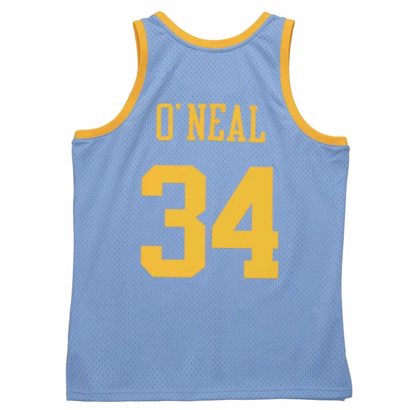 Shaq O'Neal #34 Los Angeles Lakers MPLS 2001-02 Swingman NBA Jersey Blue view 2