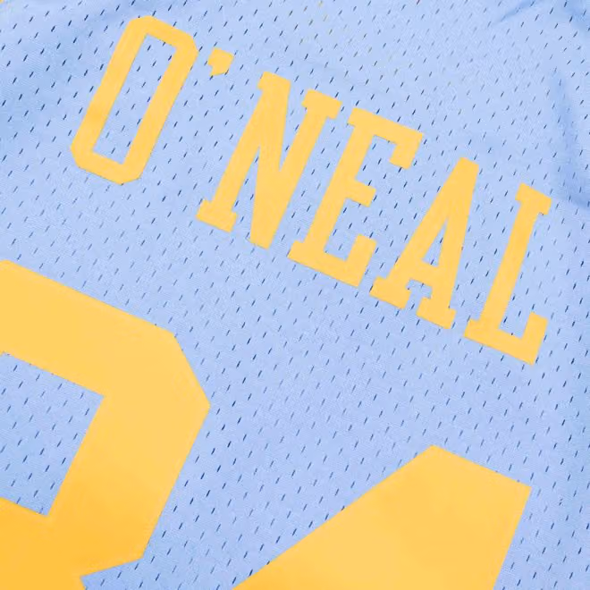 Shaq O'Neal #34 Los Angeles Lakers MPLS 2001-02 Swingman NBA Jersey Blue view 4