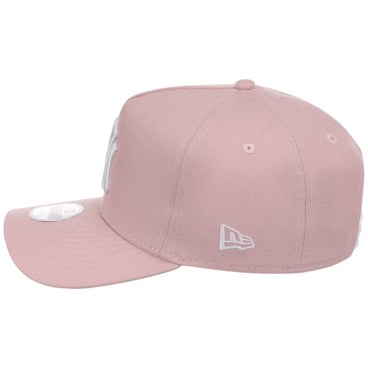 New York Yankees Women's New Era 9FORTY Pink A-Frame detail view