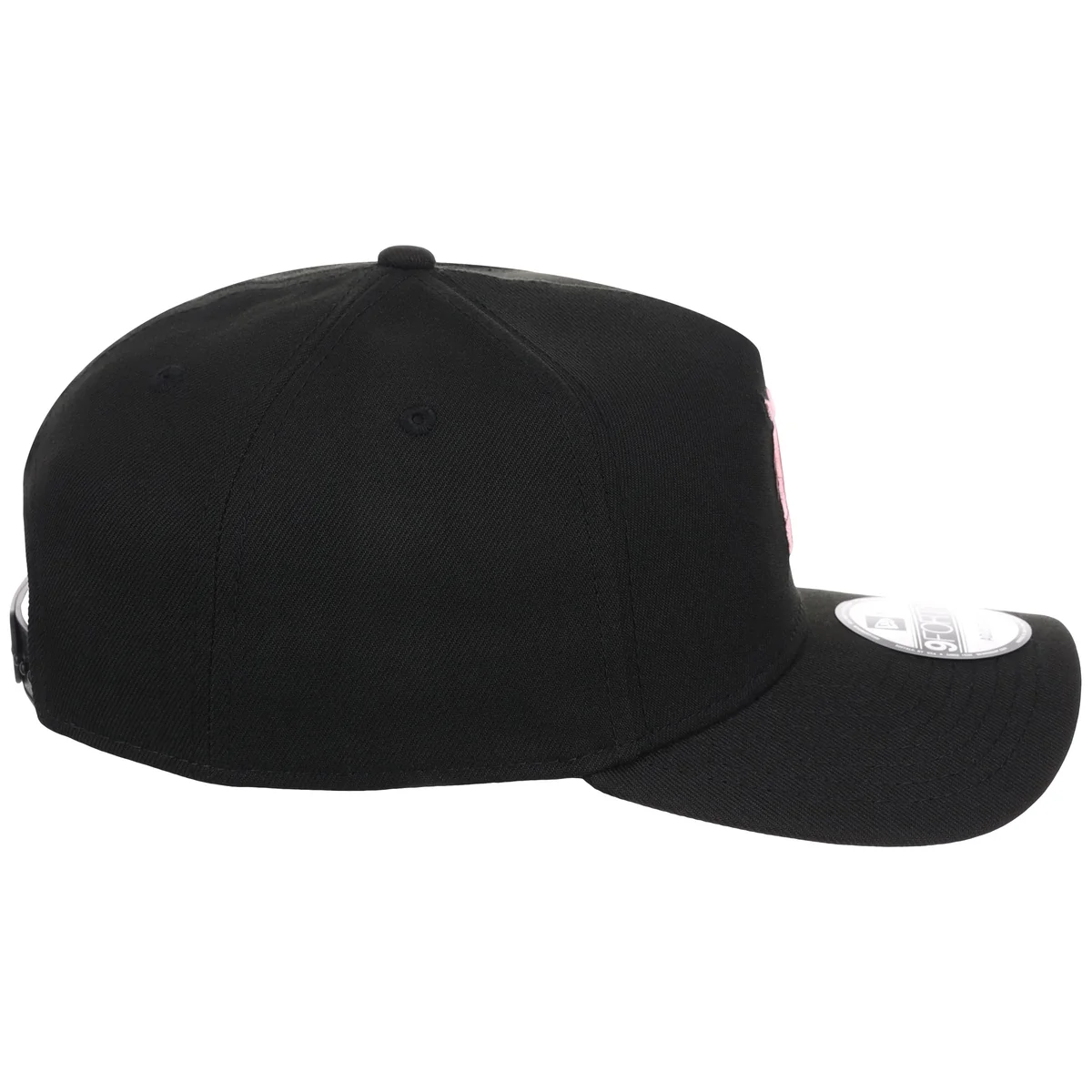 Detroit Tigers MLB Black x Pink FASHION CORE New Era 9FORTY A-Frame detail view