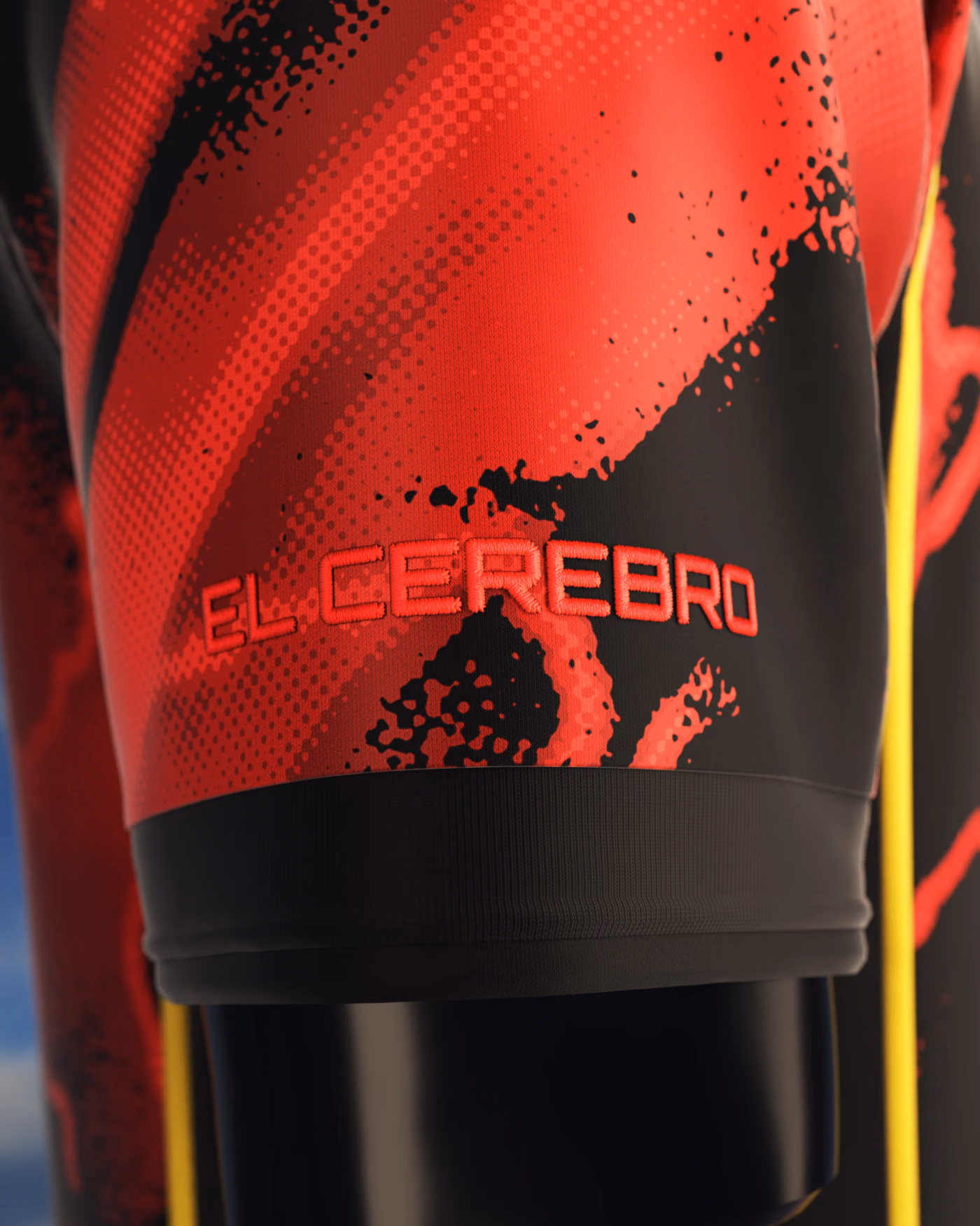 Jersevo Custom Personalized El Cerebro - Number 6 Jersey right sleeve detail