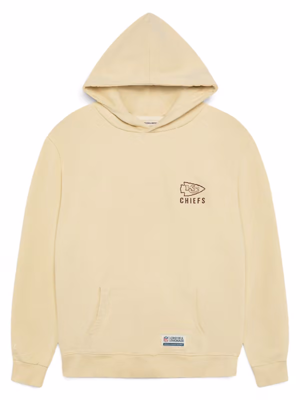 Kansas City Chiefs L&L '76 Classics NFL Hoodie Cream view 2