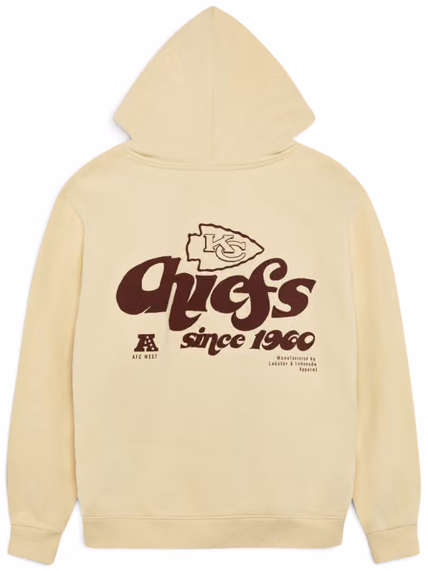 Kansas City Chiefs L&L '76 Classics NFL Hoodie Cream view 5