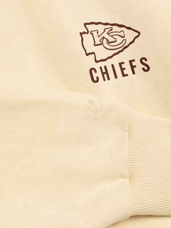 Kansas City Chiefs L&L '76 Classics NFL Hoodie Cream view 3