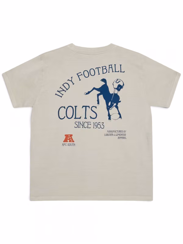Indianapolis Colts L&L '89 Classics NFL T-Shirt Beige view 1