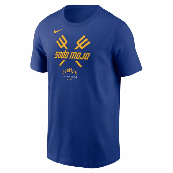 Seattle Mariners City Connect Nike MLB T-Shirt Blue view 1