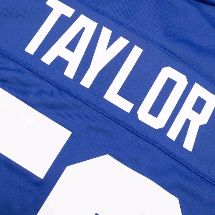 Lawrence Taylor #56 New York Giants Nike Game NFL Jersey Blue view 4