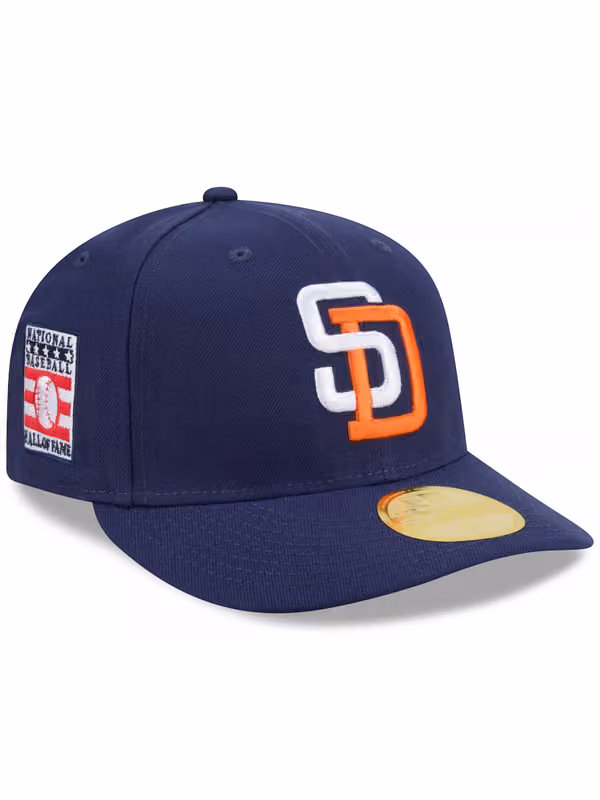 San Diego Padres 2026 MLB Hall of Fame Low Profile 59FIFTY Fitted Cap Navy product photo