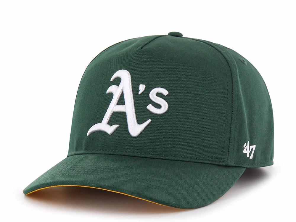 47Brand Oakland Athletics Dark Green Edition Hitch Snapback Hat front