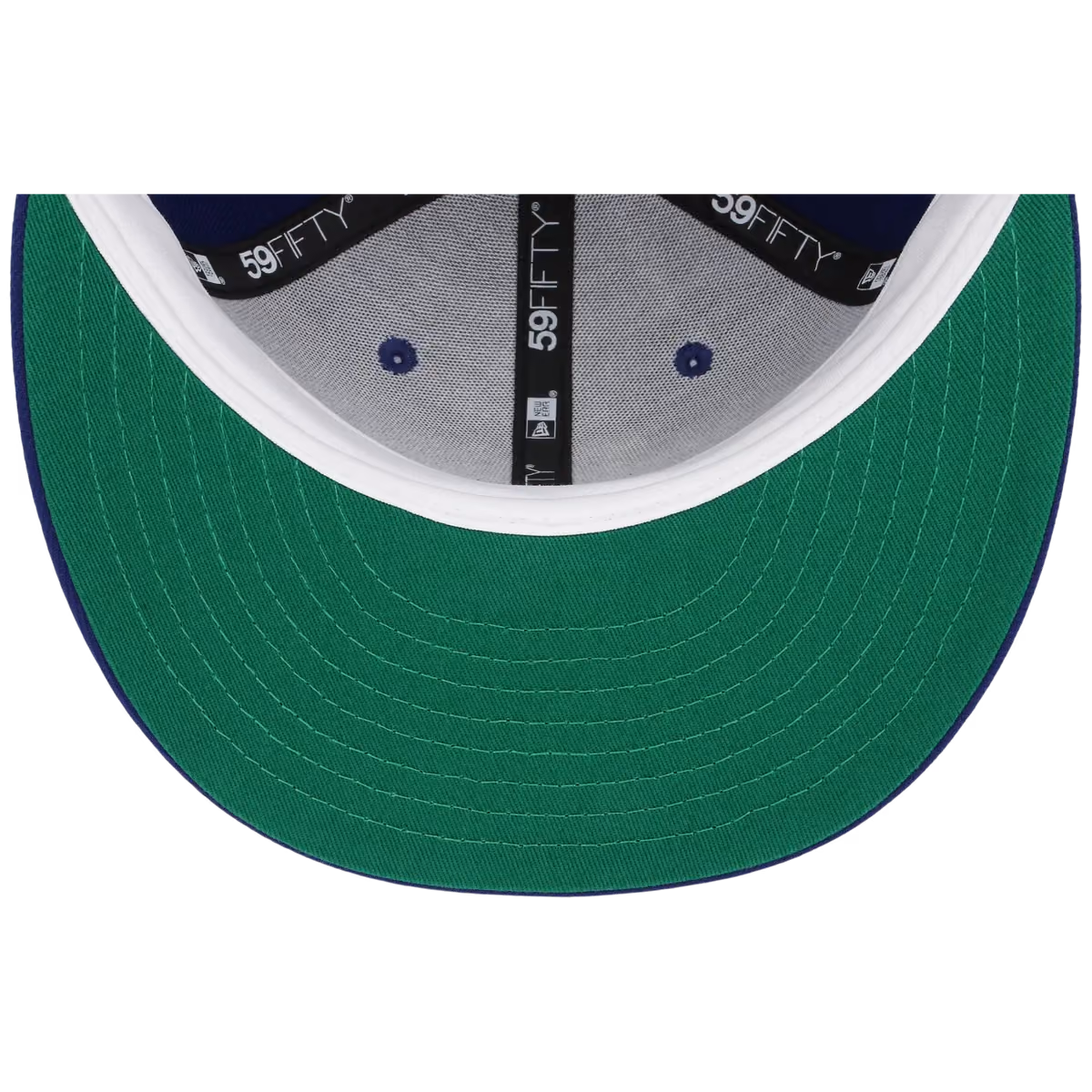 Los Angeles Dodgers MLB Cooperstown Authentic Collection New Era 59FIFTY (Royal/Royal) back view