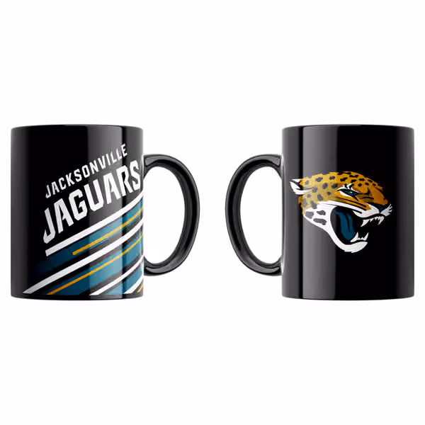 Jacksonville Jaguars Stripes NFL Mug (330 ml) view 1