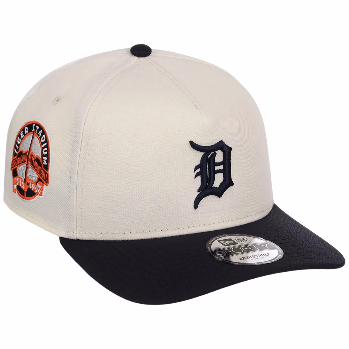 Detroit Tigers MLB Chrome OTC New Era 9FORTY A-Frame front view