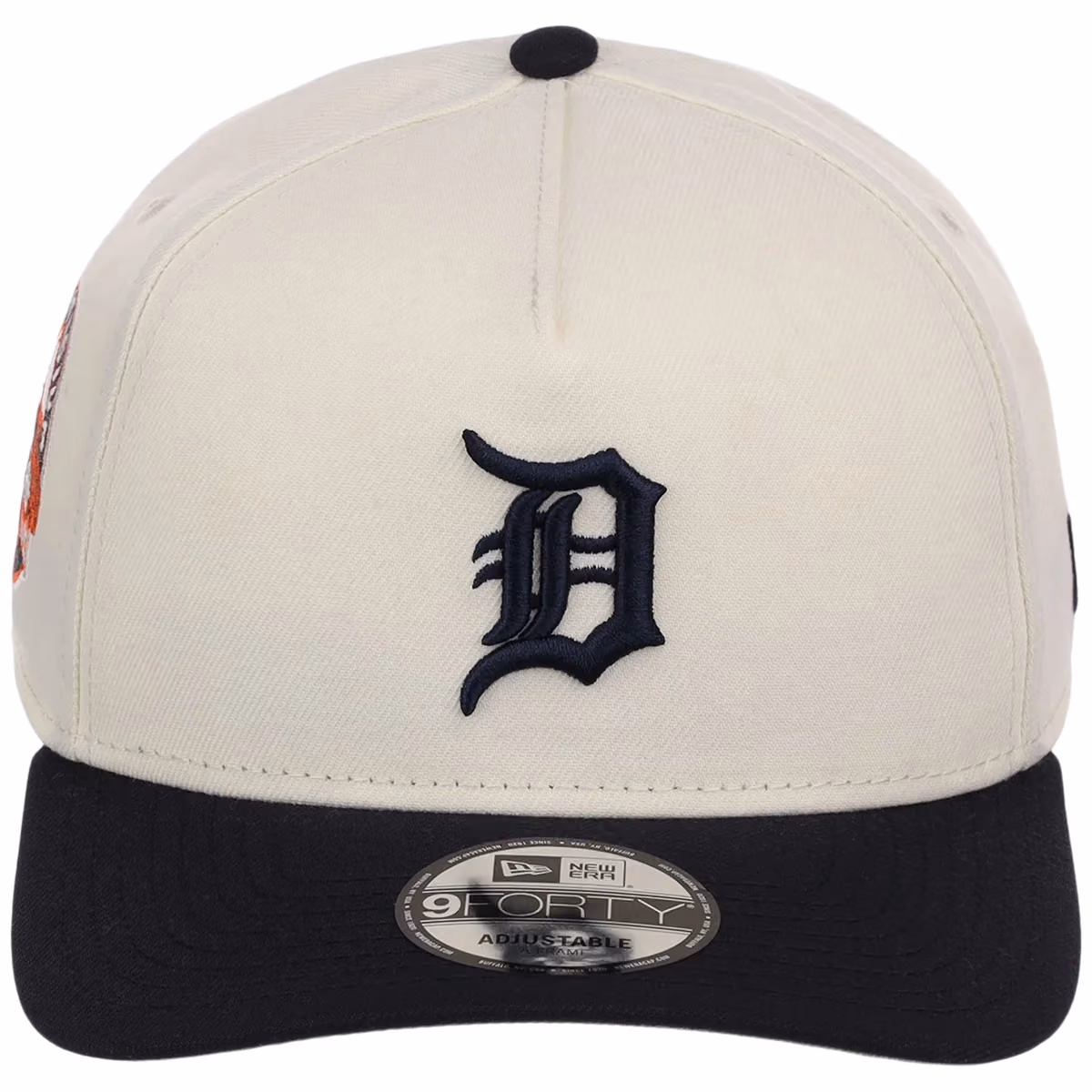 Detroit Tigers MLB Chrome OTC New Era 9FORTY A-Frame detail view