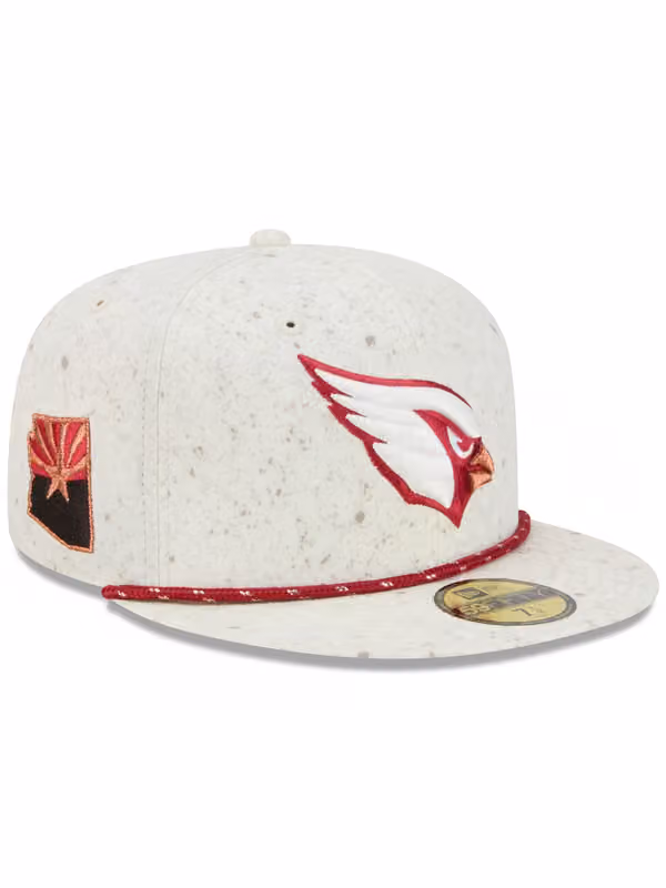 Arizona Cardinals 2026 NFL Rivalries Sideline 59FIFTY Fitted Cap Natural product photo