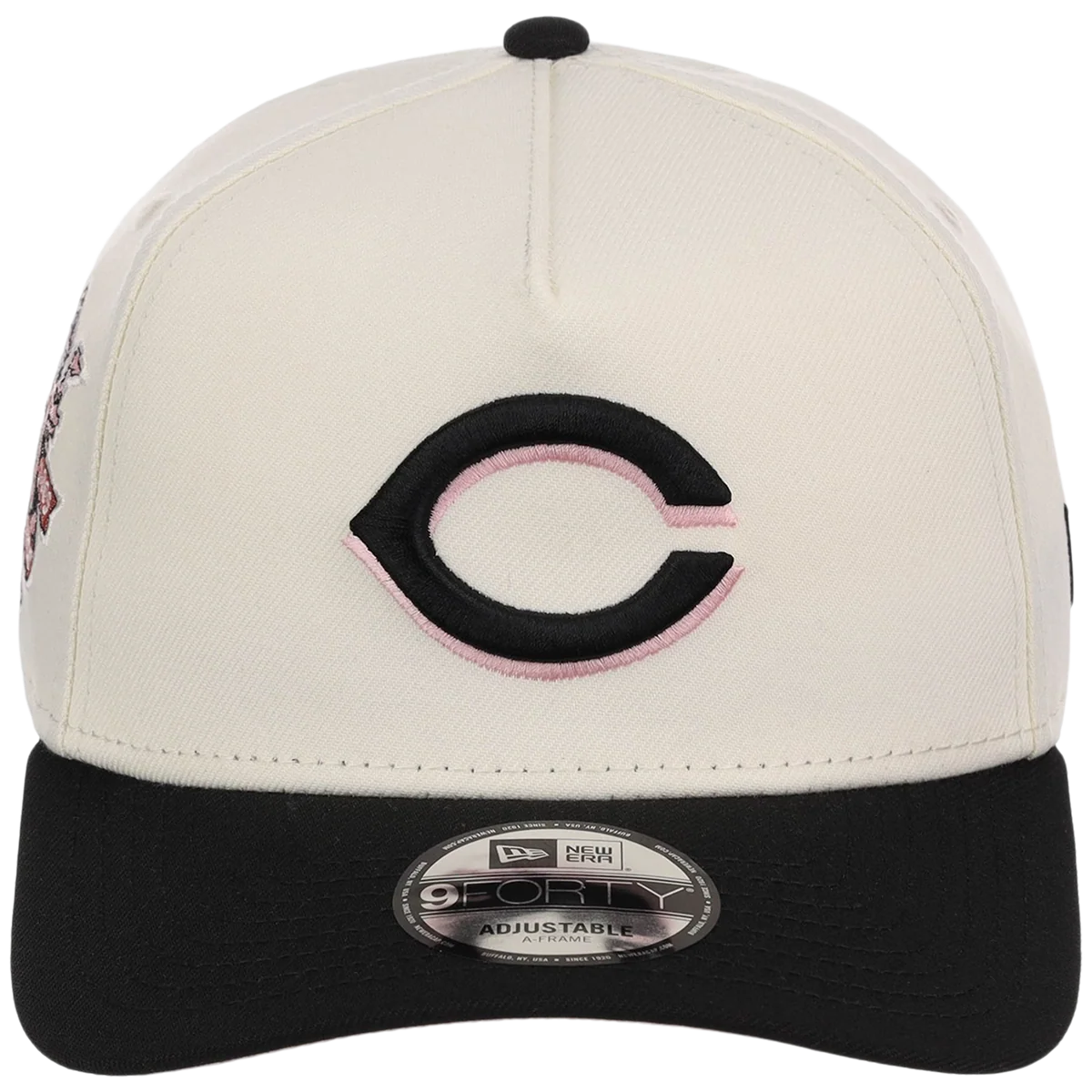Cincinnati Reds MLB Chrome Blinky New Era 9FORTY A-Frame detail view