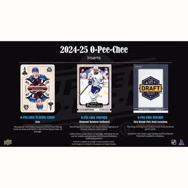 2024/25 Upper Deck O-Pee-Chee Hockey NHL Hobby Box view 3