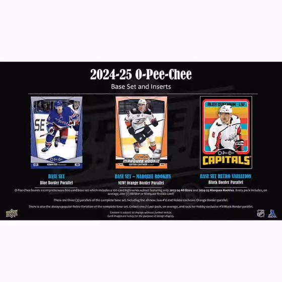 2024/25 Upper Deck O-Pee-Chee Hockey NHL Hobby Box view 2