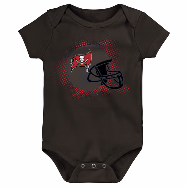 Tampa Bay Buccaneers Game On Creeper NFL Infant Bodysuit Set (3-Piece) view 3