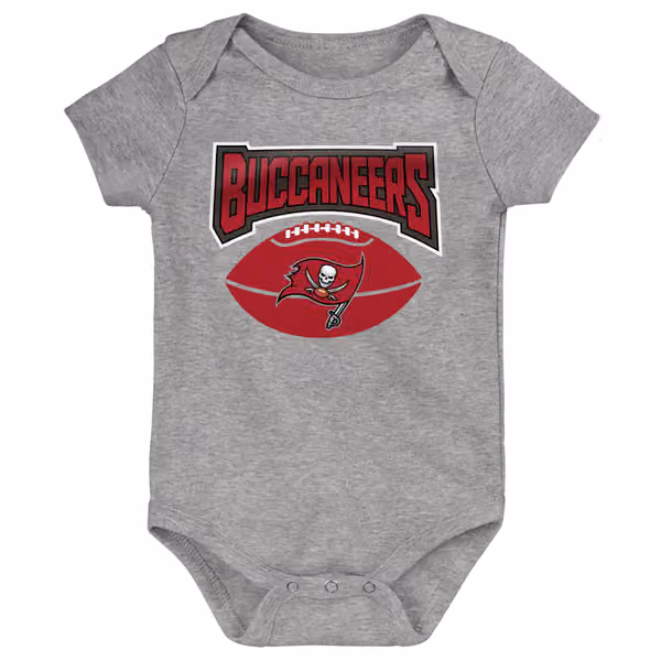 Tampa Bay Buccaneers Game On Creeper NFL Infant Bodysuit Set (3-Piece) view 4