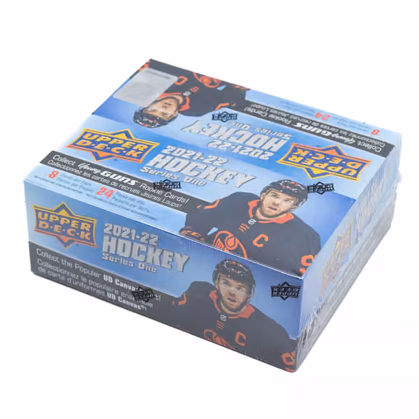 2021/22 Upper Deck Series 1 Hockey Retail 24-Pack Box NHL view 1