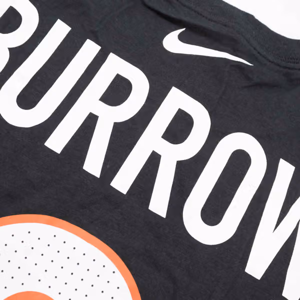 Joe Burrow #9 Cincinnati Bengals Nike Player NFL T-Shirt Black view 4