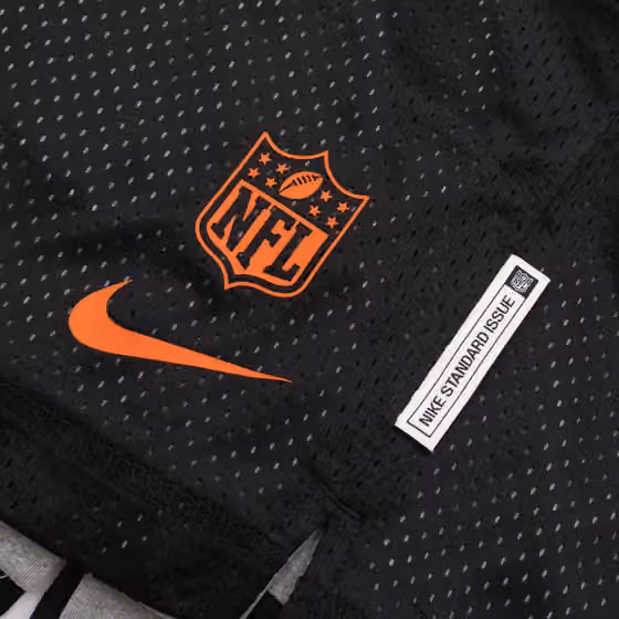 Cincinnati Bengals 2025 NFL Sideline Reversible Mesh Nike Dri-FIT Shorts Black view 6