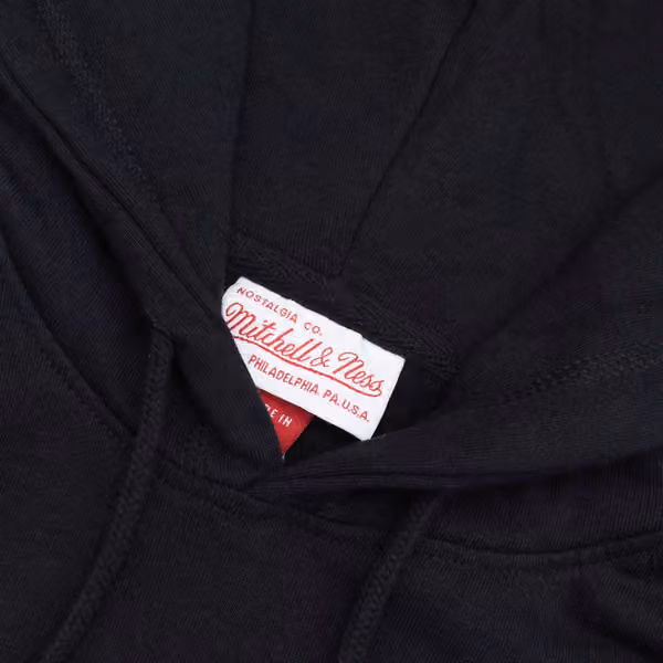 Toronto Raptors Cropped Logo Mitchell & Ness NBA Hoodie Black view 5