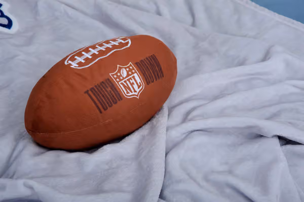 3D NFL Football Pillow Brown view 6