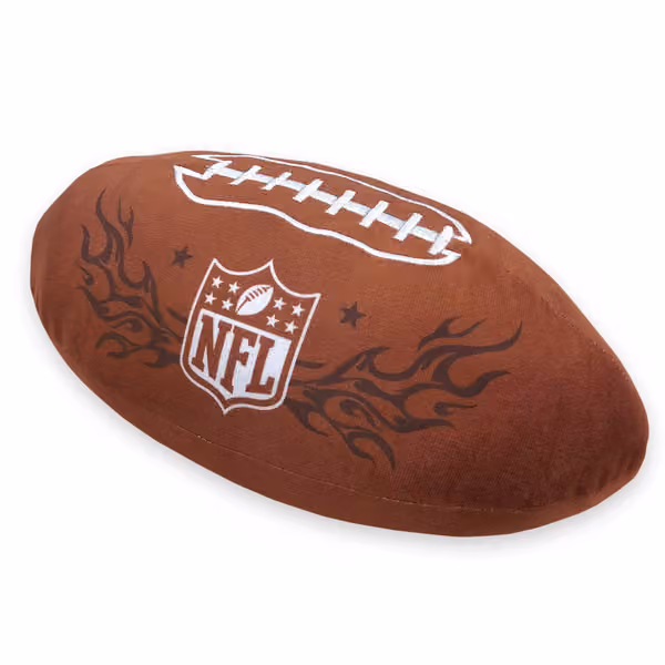 3D NFL Football Pillow Brown view 1