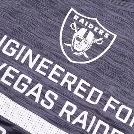 Las Vegas Raiders 2025 NFL Sideline Nike Velocity Performance Long Sleeve T-Shirt Gray view 3