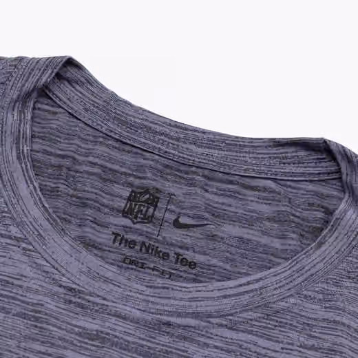 Las Vegas Raiders 2025 NFL Sideline Nike Velocity Performance Long Sleeve T-Shirt Gray view 4