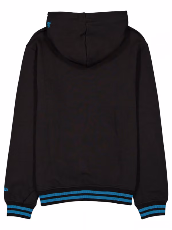 San Jose Sharks Felt Logo Throwback NHL Hoodie Black view 2