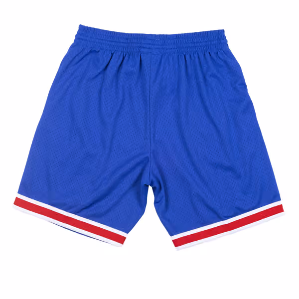 New Jersey Nets 1993-94 Mitchell & Ness Swingman NBA Shorts Blue view 2