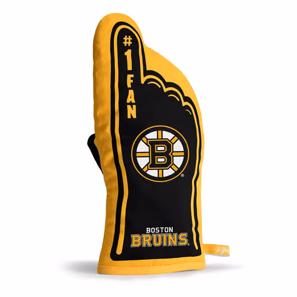 Boston Bruins #1 Fan NHL Oven Mitt view 2