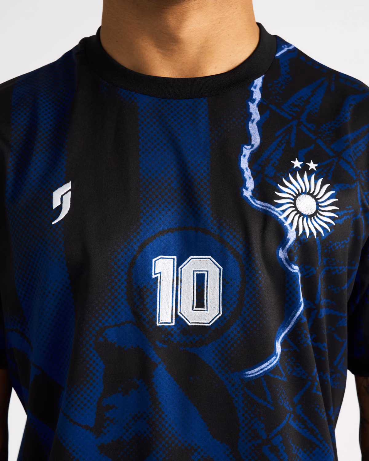 Jersevo Custom Personalized Maradona collection Jersey (Third Edition) crest detail