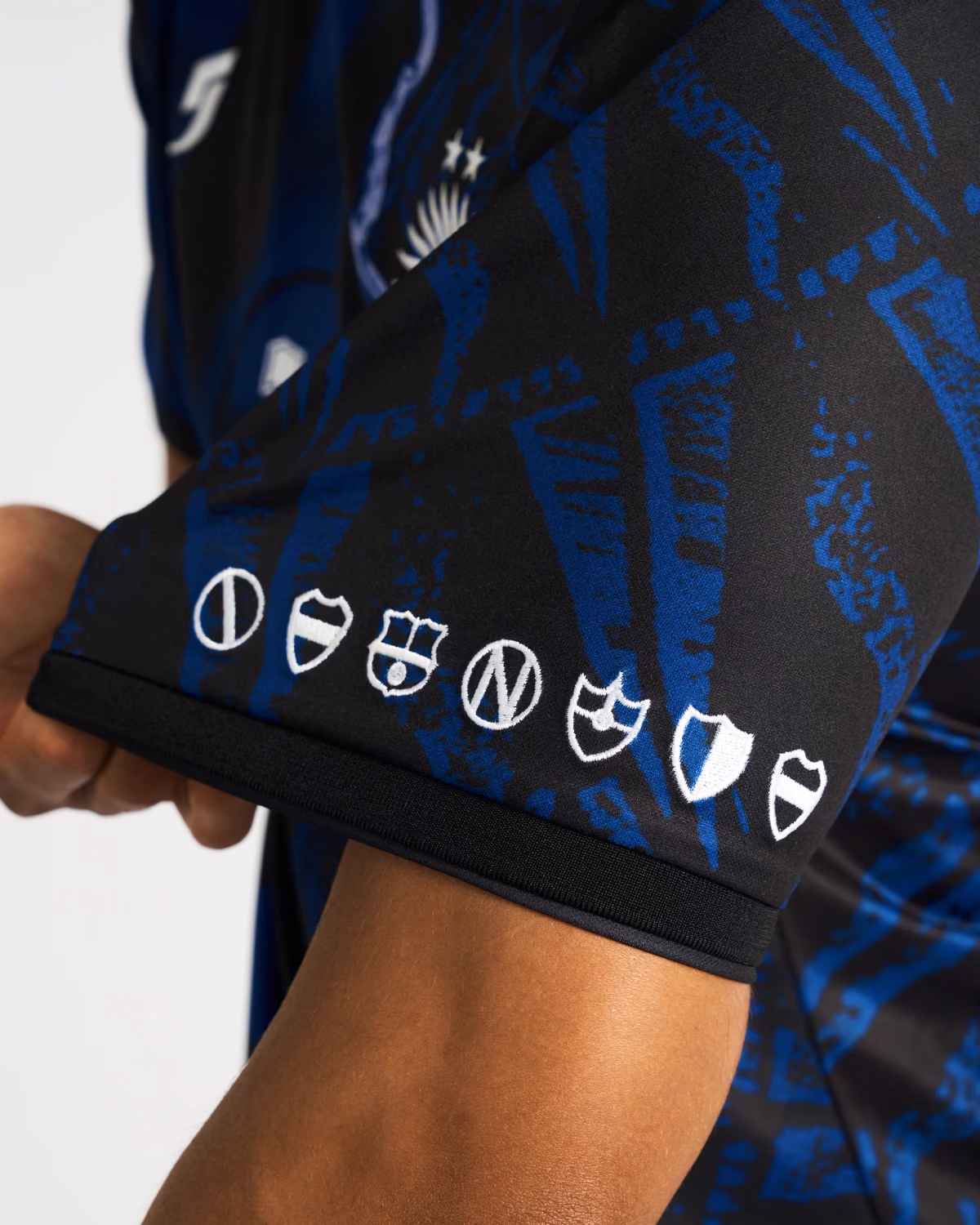 Jersevo Custom Personalized Maradona collection Jersey (Third Edition) left sleeve detail