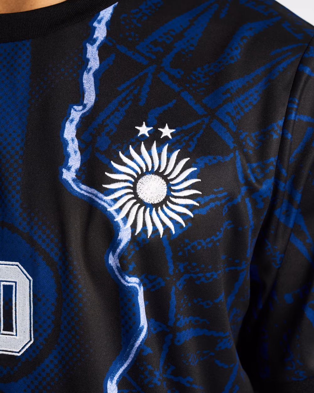 Jersevo Custom Personalized Maradona collection Jersey (Third Edition) crest detail
