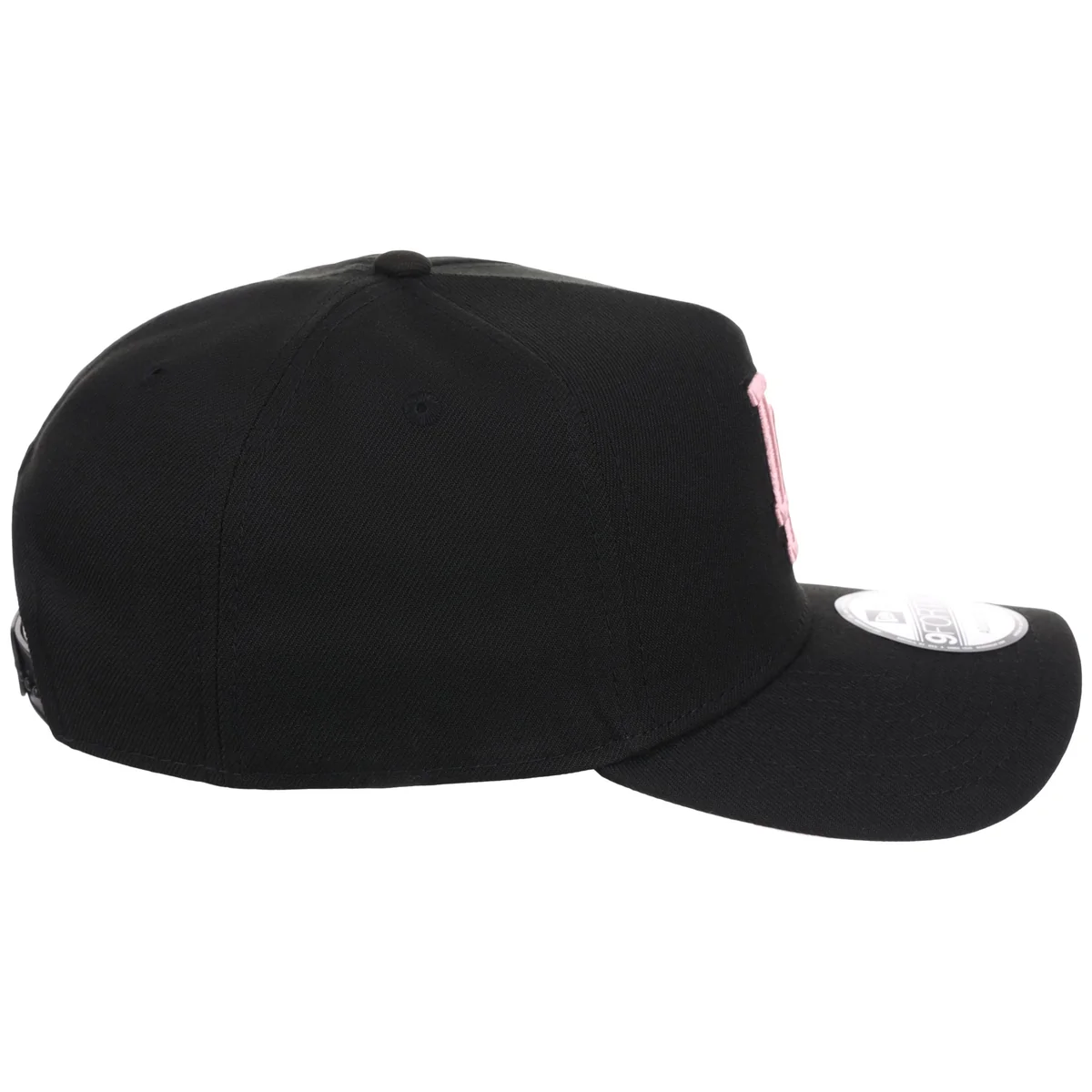Los Angeles Dodgers MLB Black x Pink FASHION CORE New Era 9FORTY A-Frame detail view