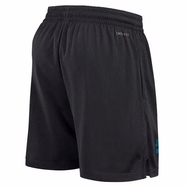 Jacksonville Jaguars 2024 NFL Sideline Mesh Nike Dri-FIT Shorts Black view 2