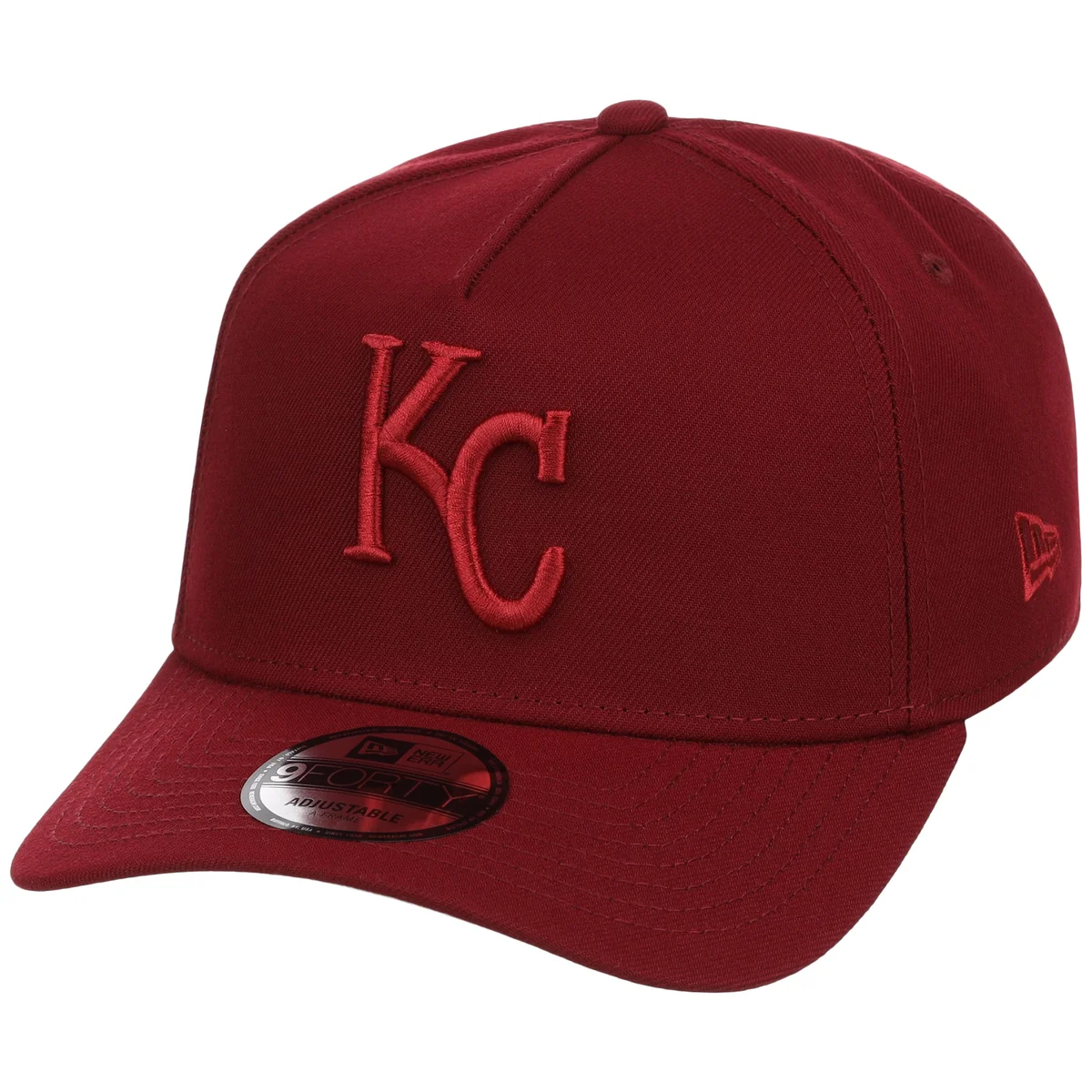 Kansas City Royals MLB Cardinal FASHION CORE New Era 9FORTY A-Frame detail view