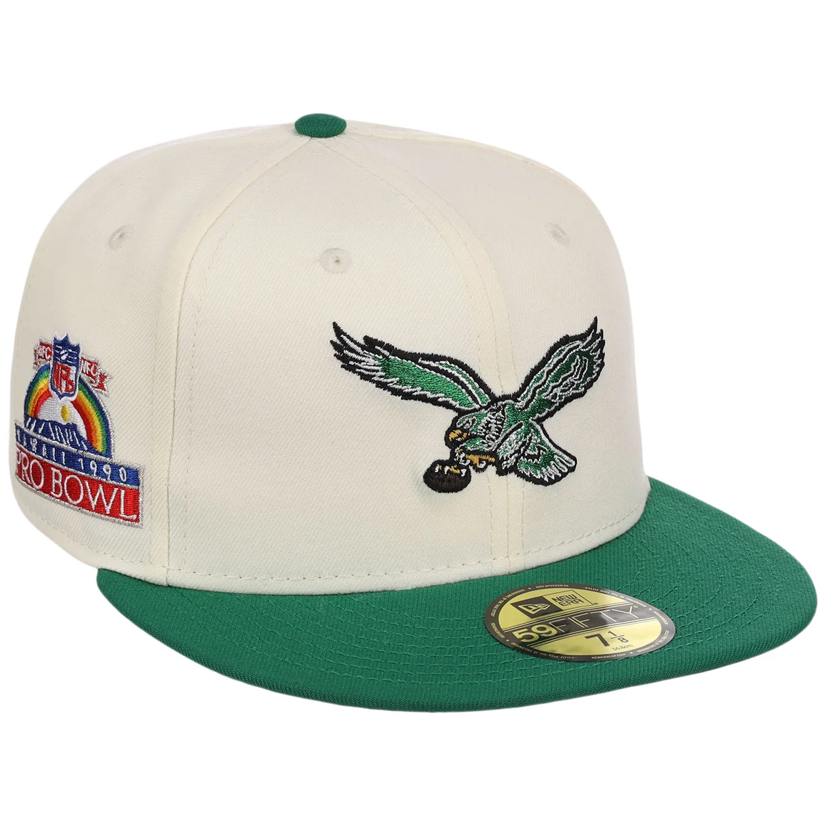 Philadelphia Eagles NFL Chrome OTC New Era 59FIFTY front view