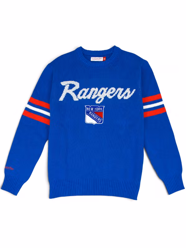 New York Rangers NHL Head Coach Sweater Blue view 2