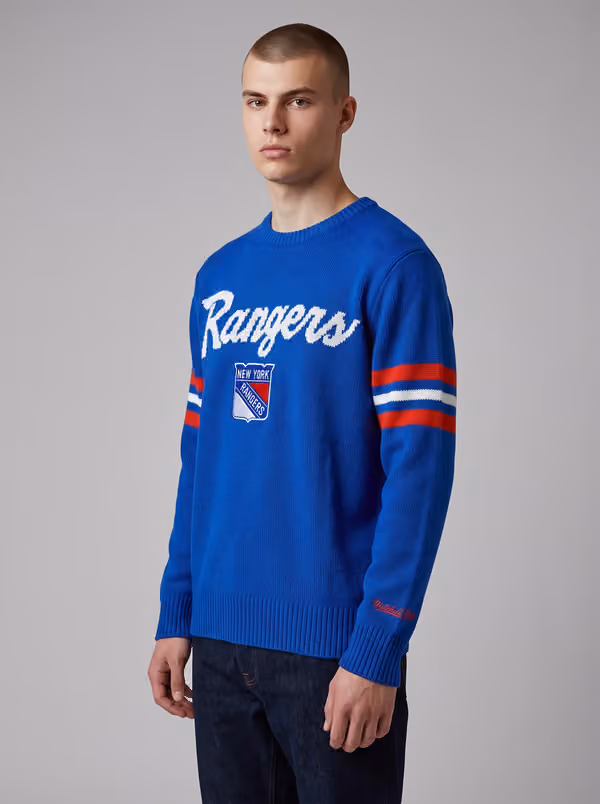 New York Rangers NHL Head Coach Sweater Blue view 1