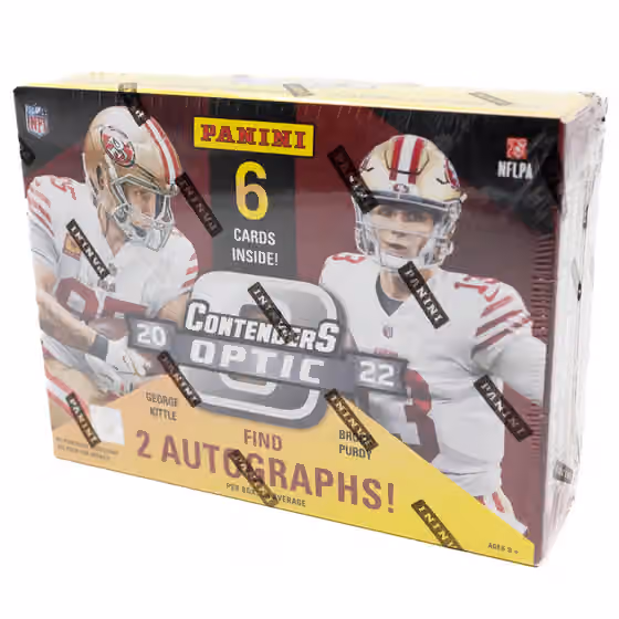 2022 Panini Contenders Optic Football NFL Hobby Box view 1