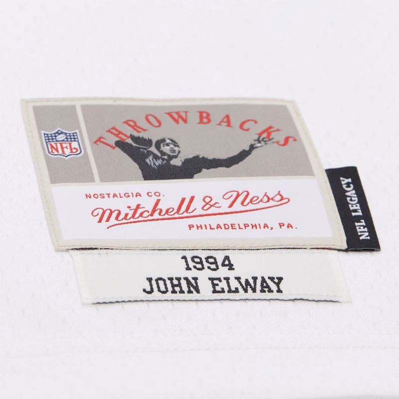 John Elway #7 Denver Broncos 1994 Legacy Throwback NFL Jersey White view 3