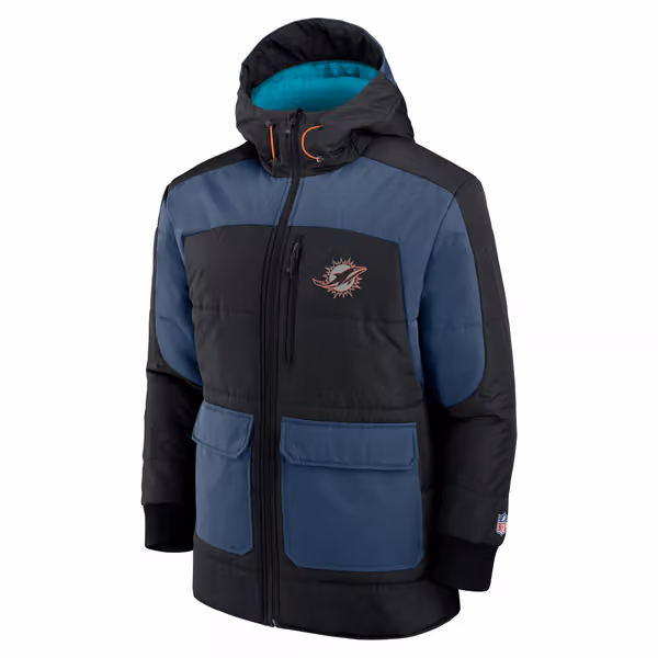 Miami Dolphins Fantech Padded NFL Winter Jacket view 2